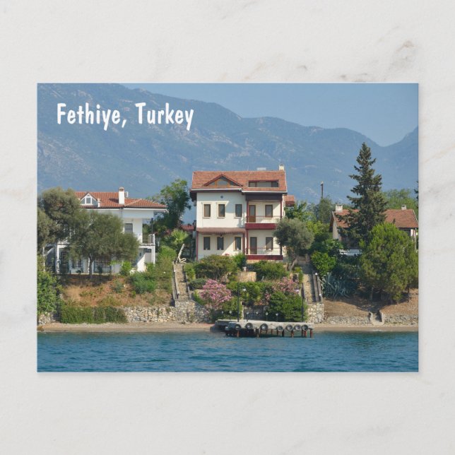 Cartão Postal Fethiye, Turquia (Frente)