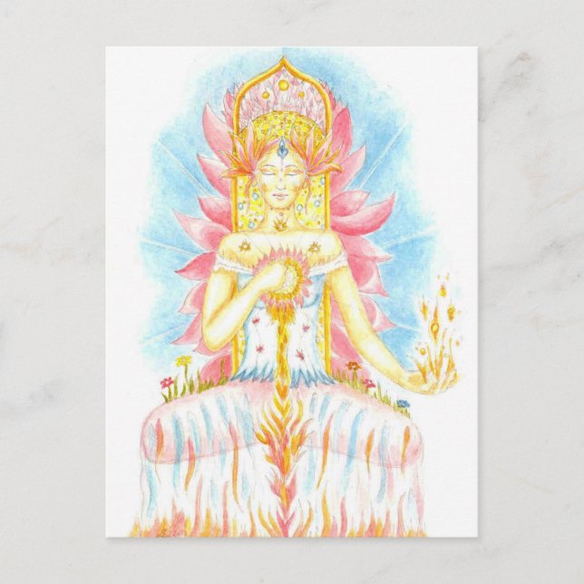 Cartão Postal Feu intérieur (Frente)