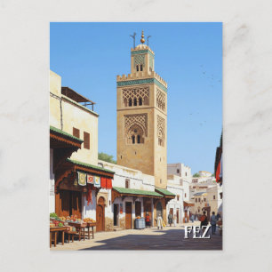 Cartão Postal Fez Marrocos Viagem