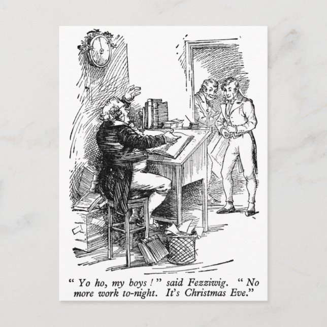 Cartão Postal Fezziwig (com texto) (Frente)