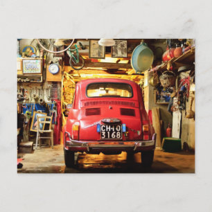 Cartão Postal Fiat 500, Cinquecento, Itália