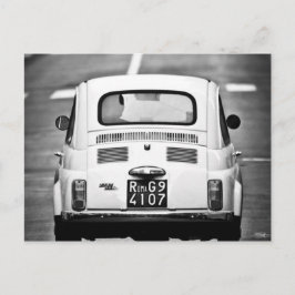 Cartão Postal Fiat 500 em Roma, Itália