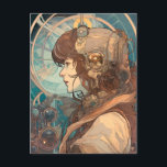 Cartão Postal Ficção científica Fantasy Ficha científica Arte Sc<br><div class="desc">Ficção científica Fantasy Ficha científica Arte Sci-Fi Nouveau Senhora</div>