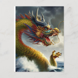 Cartão Postal Fierce Dragon