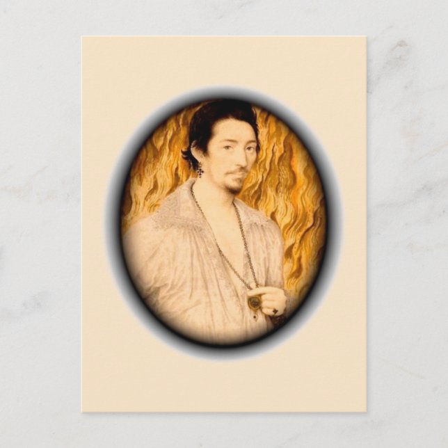 Cartão Postal Fiery Love (Frente)