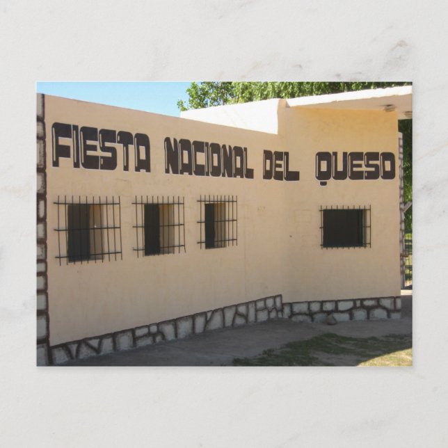 Cartão Postal fiesta nacional del queso (Frente)