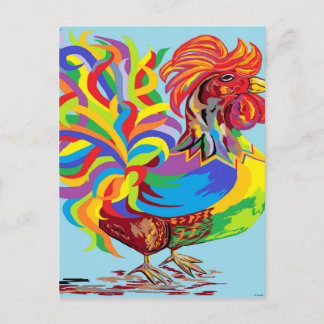 Cartão Postal Fiesta Rooster