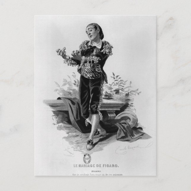 Cartão Postal Figaro (Frente)
