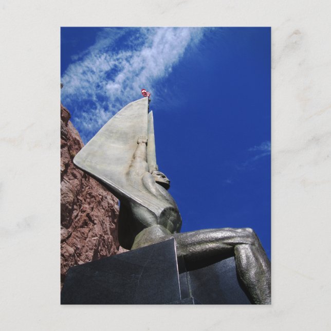 Cartão Postal Figura alada da República 1255 (Frente)