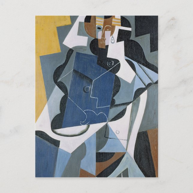 Cartão Postal Figura de uma mulher, 1917 (Frente)