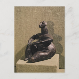 Cartão Postal Figura feminina sentada, 3500-2500 a.C.