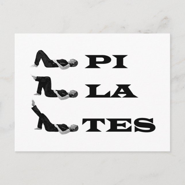 Cartão Postal Figuras do Pilates! (Frente)