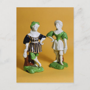 Cartão Postal Figurinas Rockingham da Commedia