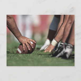 Cartão Postal Fila de futebol