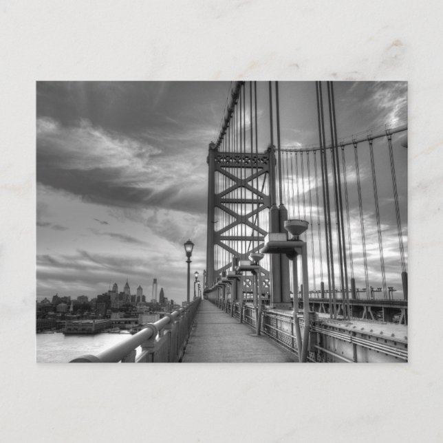 Cartão Postal Filadélfia da ponte (Frente)