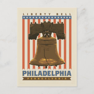 Cartão Postal Filadélfia Liberty Bell