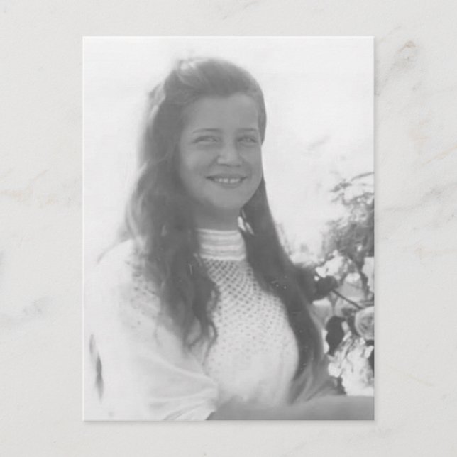 Cartão Postal Filha da Rússia, Grande Duquesa Maria (Frente)