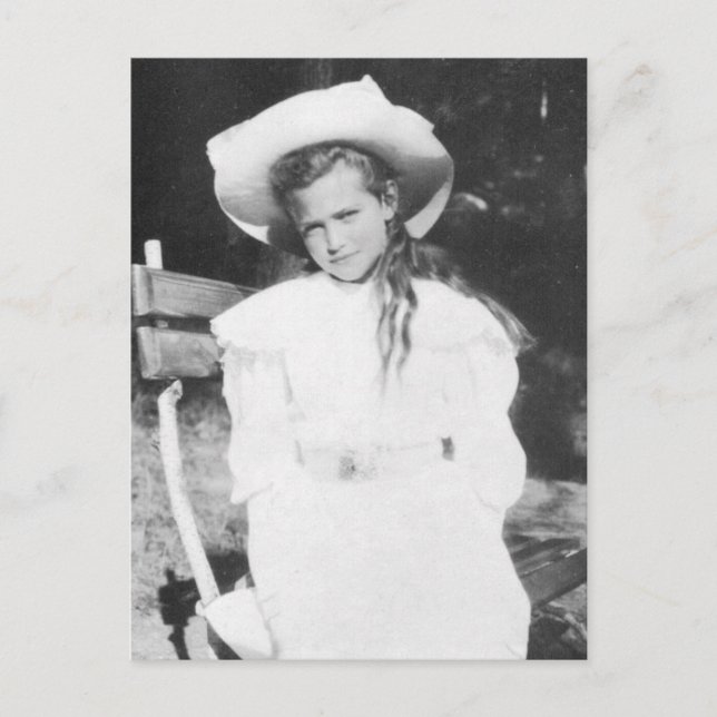 Cartão Postal Filha da Rússia, Grande Duquesa Maria Postc (Frente)