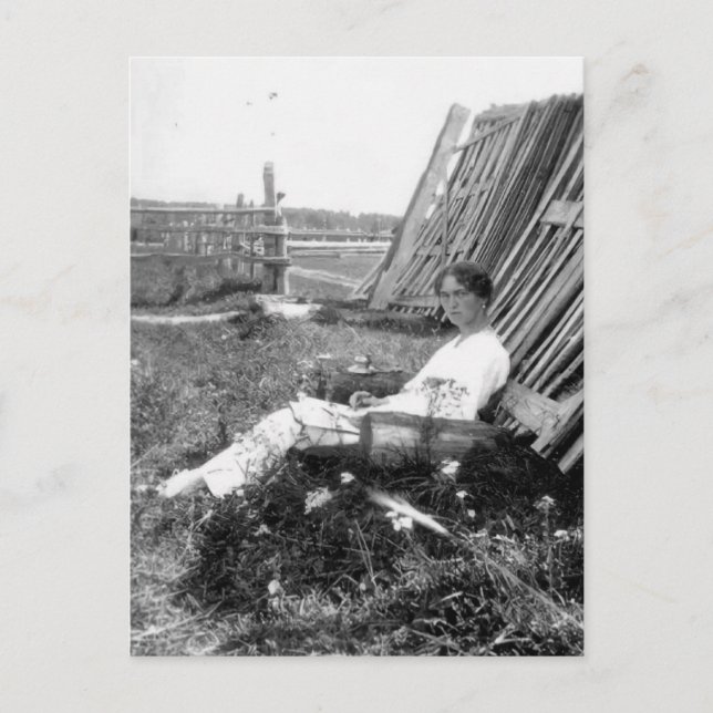 Cartão Postal Filha da Rússia Grande Duquesa Olga Romanov (Frente)