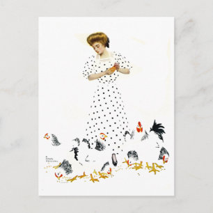 Cartão Postal Filha de Coles Phillips Fadeaway Farmer's