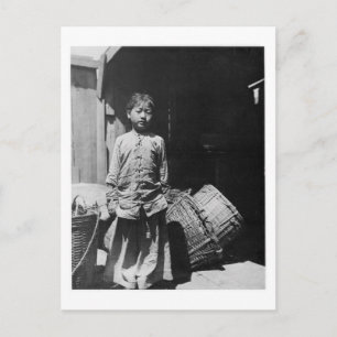 Cartão Postal Filha do vendedor de peixes - Foto vencedora