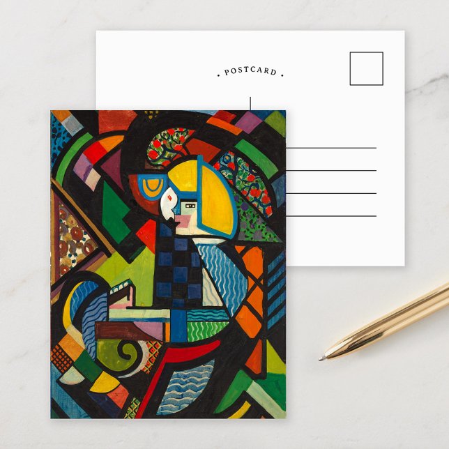 Cartão Postal Filha em um Rocker | Henry Lyman Sačien (Criador carregado)