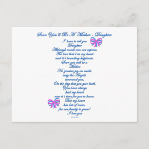 Cartão Postal Filha Esperando 1rua