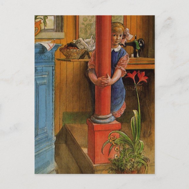 Cartão Postal Filha Tímida 1918 (Frente)