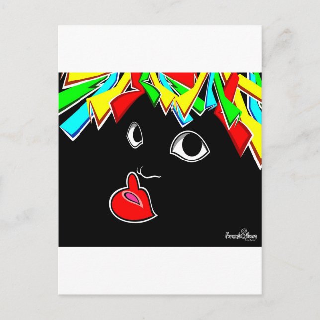 Cartão Postal Filho de negro (Frente)