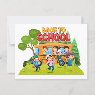 Cartão Postal Filhos da Escola de Volta