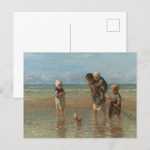 Cartão Postal Filhos do Mar, Jozef Israels