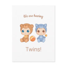 Filhos Gêmeos Sexo Anúncio Neutro