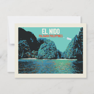 Cartão Postal Filipinas, El Nido: maravilha da natureza, Palawan