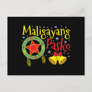 Cartão Postal Filipinas Filipino Natal Maligayang Pasko