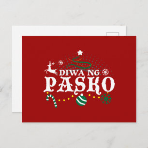 Cartão Postal Filipinas Natal - Diwa Ng Pasko
