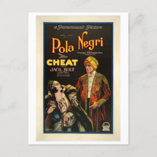 Cartão Postal Filme de 1922: The Cheat