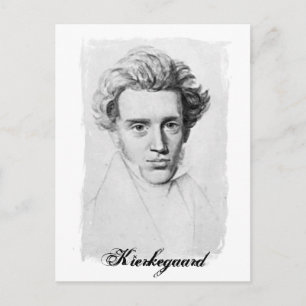 Cartão Postal Filósofo Soren Kierkegaard