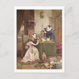 Cartão Postal Filtro de amor, 1885 (c/c reforçado com branco)
