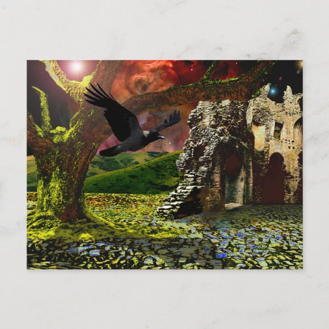 Cartão Postal Fim de dias... A última árvore. (Frente)