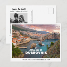Cartão Postal Fim de Semana de Casamento em Dubrovnik Croácia Sa