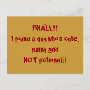 Cartão Postal Finalmente