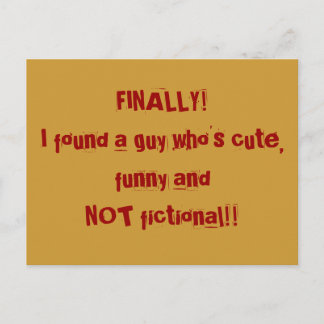 Cartão Postal Finalmente