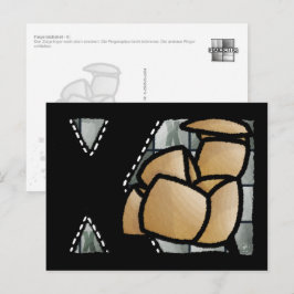 Cartão Postal Fingeralphabet X