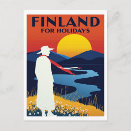 Cartão Postal Finland for Holidays Summer Landscape
