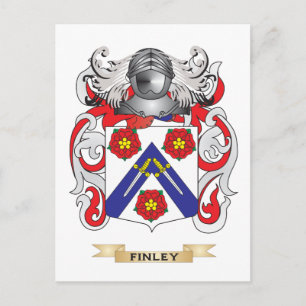Cartão Postal Finley Casaco of Arms