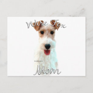 Cartão Postal Fio Fox Terrier Mãe 2