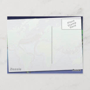 Cartão Postal Fios do mundo - Cabos submarinos