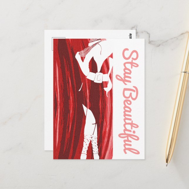 Cartão Postal Fique Bela Pintinho (Frente/Verso In Situ)