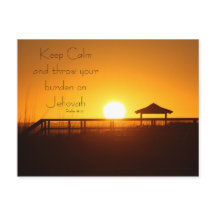 Fique calmo e jogue seu fardo em Jeová