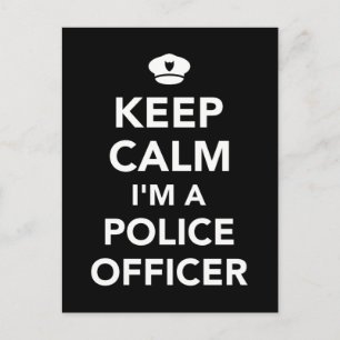 Cartão Postal Fique calmo, sou policial
